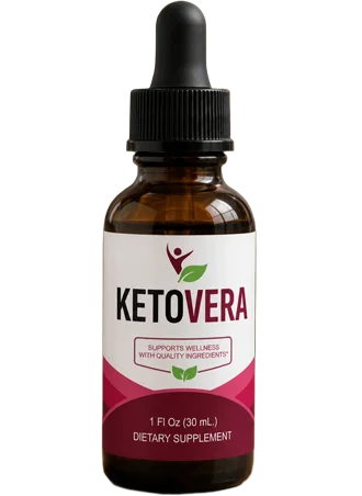 KetoVera liquid drops bottle
